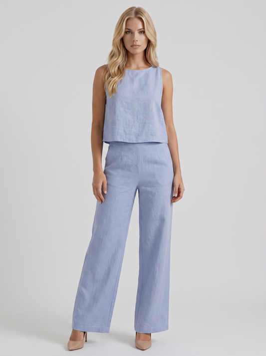 Vale Pants Set - Blue